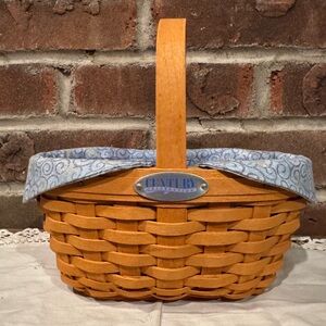 2000 Longaberger Century Celebration cheers basket liner and protector